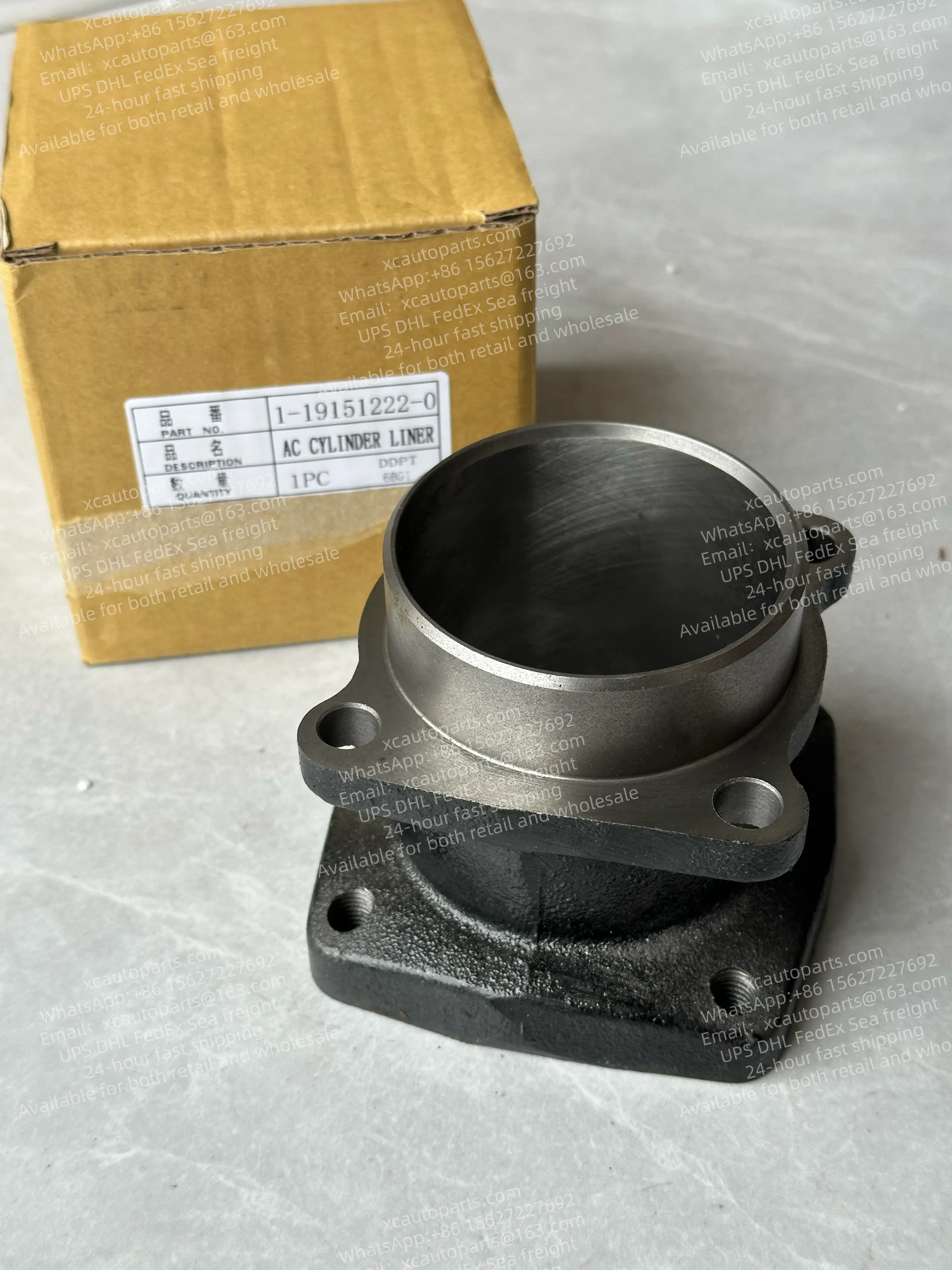  ISUZU 6BD1 ENGINE AIR COMPRESSOR CYLINDER LINER 70MM 1-19151222-0 1191512220