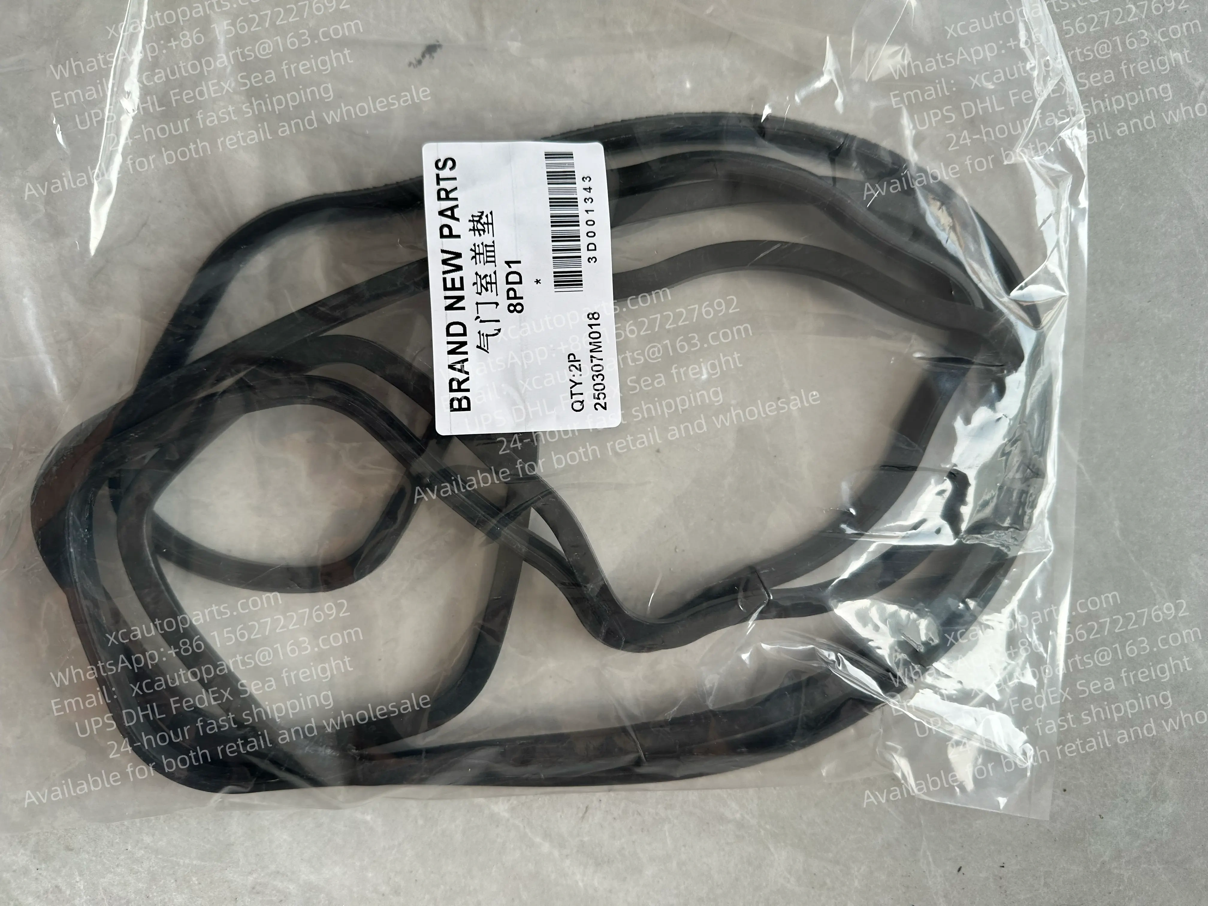 2 PCS ISUZU 8PD1 ENGINE VALVE CHAMBER SEAL