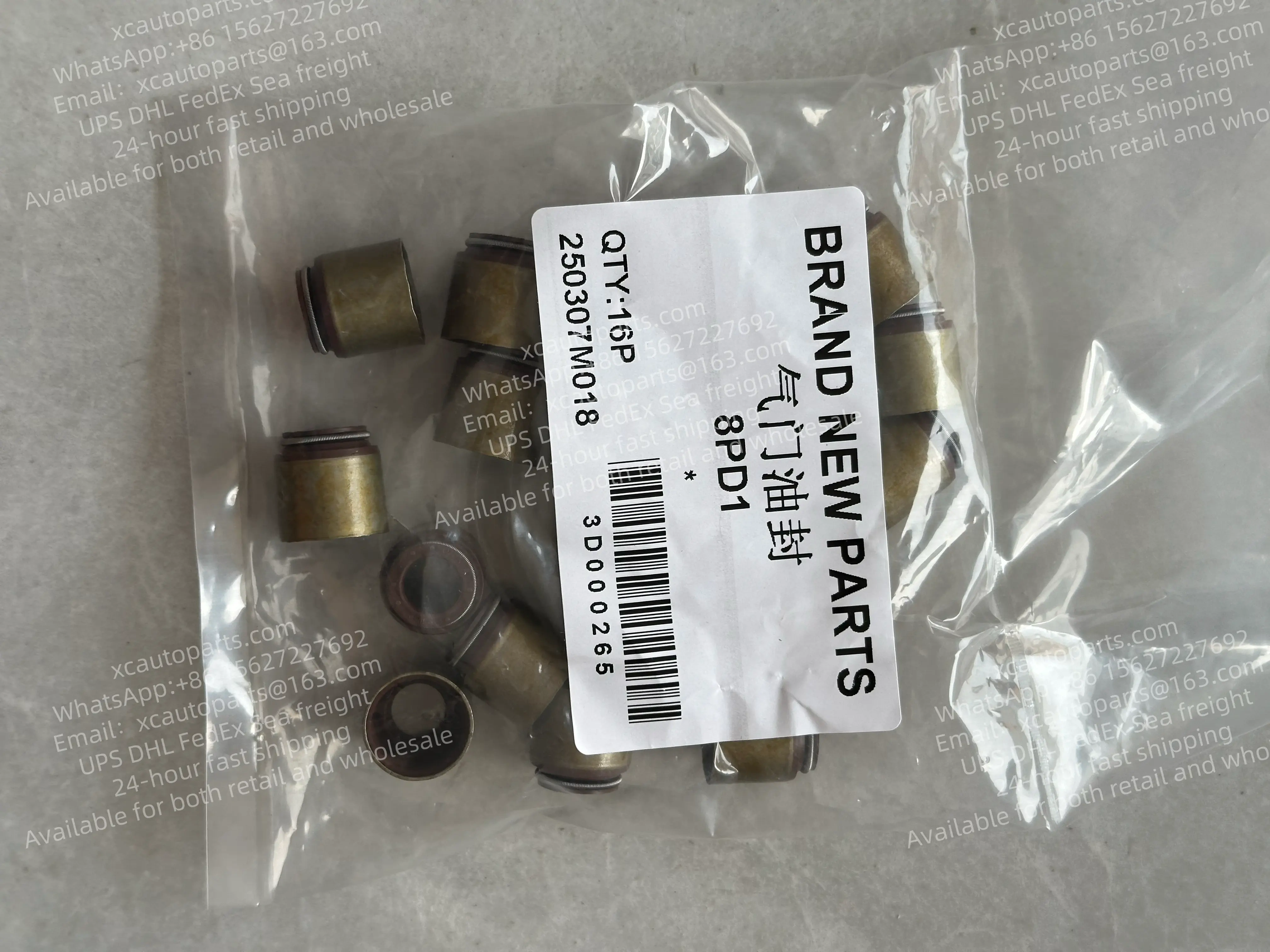 16 PCS ISUZU 8PD1 ENGINE VALVE OIL SEAL