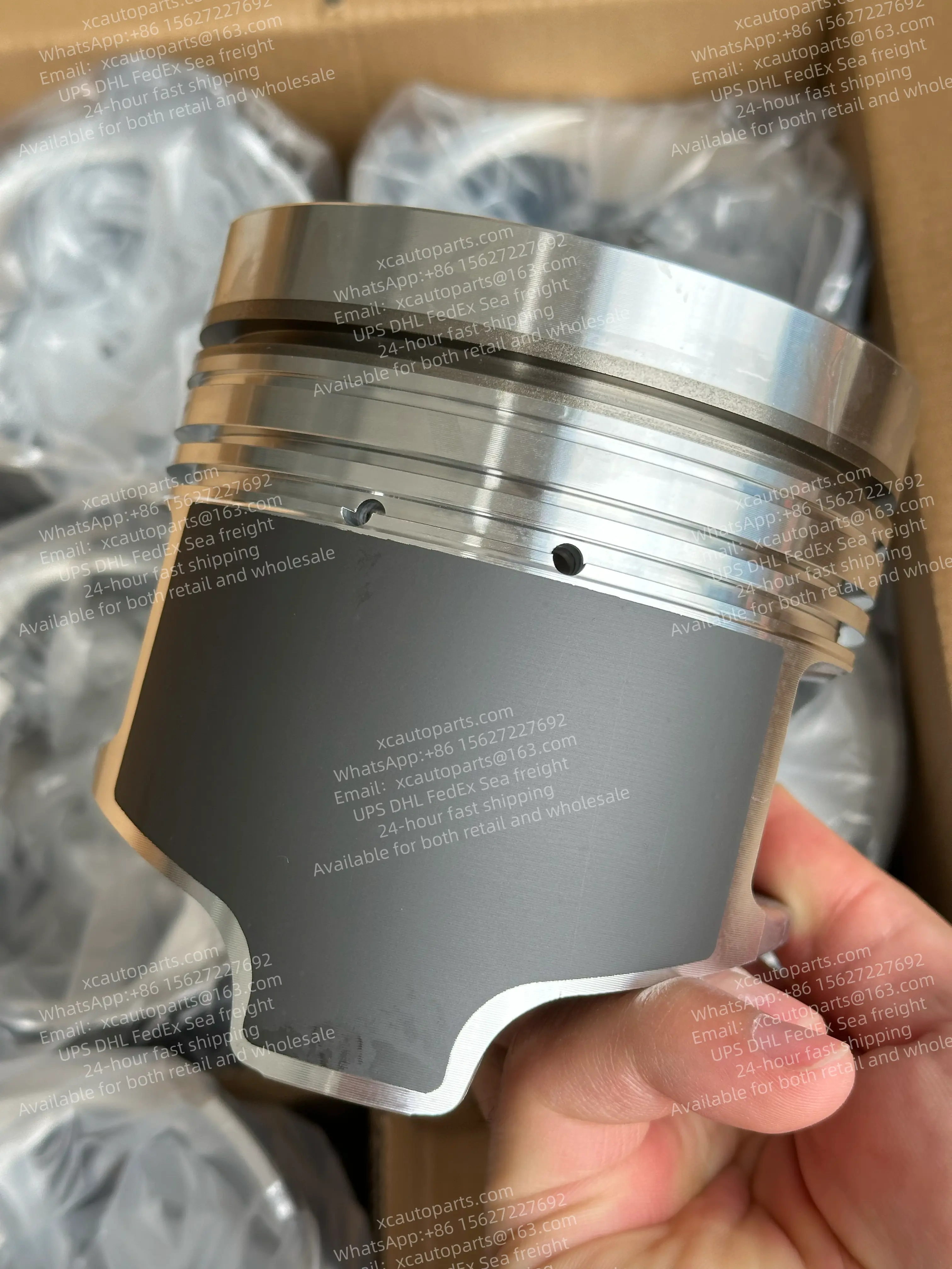 1 SET 6 PCS ISUZU 6HH1 ENGINE PISTON