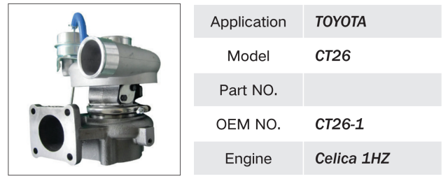 TOYOTA CELICA 1HZ ENGINE TURBOCHARGER