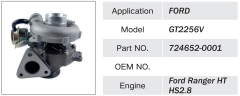 FORD RANGER HT HS 2.8 GT2256V 724652-0001 ENGINE TURBOCHARGER