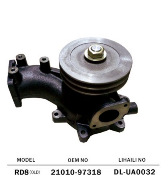 NISSAN DIESEL UD TRUCK RD8 ENGINE WATER PUMP 21010-97318 2101097318