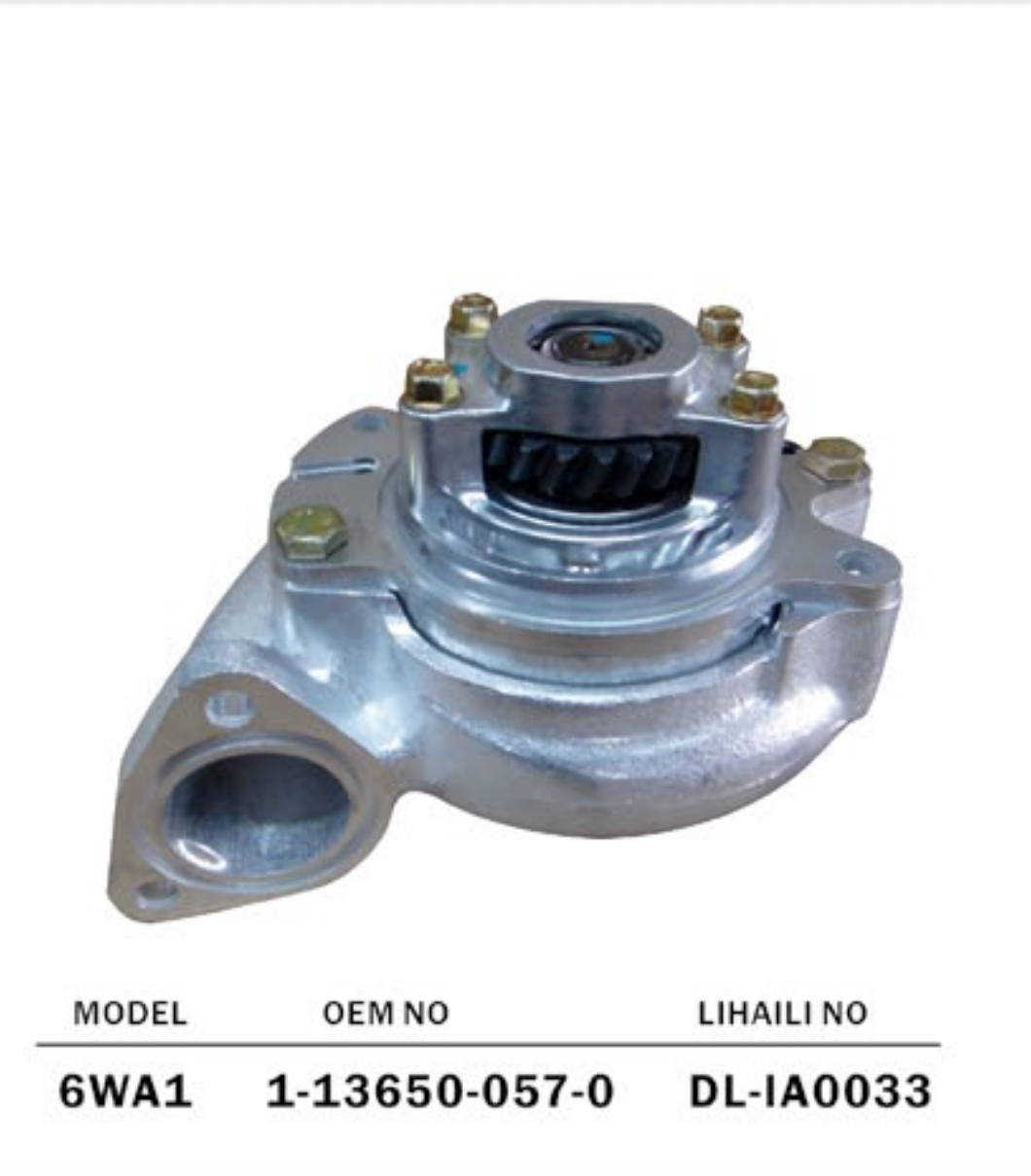 ISUZU 6WA1 DIESEL ENGINE WATER PUMP 1-13650-057-0 1136500570