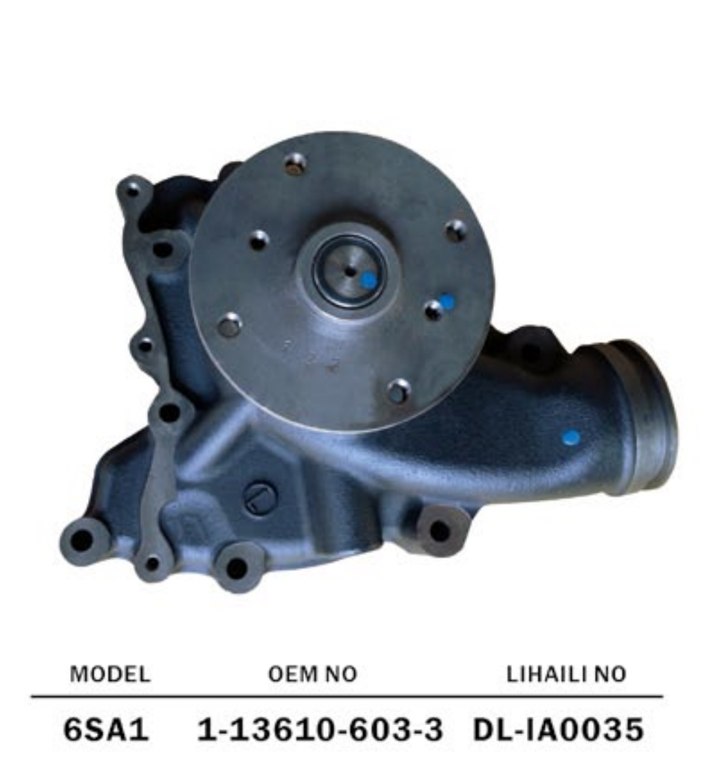 ISUZU 6SA1 DIESEL ENGINE WATER PUMP 1-13610-603-3