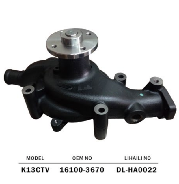 HINO K13C K13CTV K13C-TV DIESEL ENGINE WATER PUMP 16100-3670 161003670
