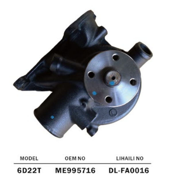 MITSUBISHI FUSO 6D22T 6D22 DIESEL ENGINE WATER PUMP ME995716