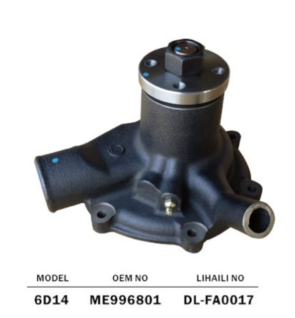 MITSUBISHI FUSO 6D14 DIESEL ENGINE WATER PUMP ME996801