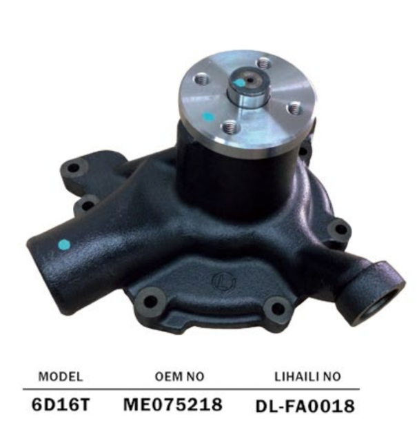 MITSUBISHI FUSO 6D16 6D16T DIESEL ENGINE WATER PUMP ME075218