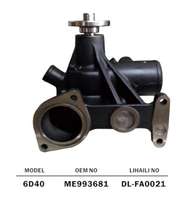 MITSUBISHI FUSO 6D40 DIESEL ENGINE WATER PUMP ME993681