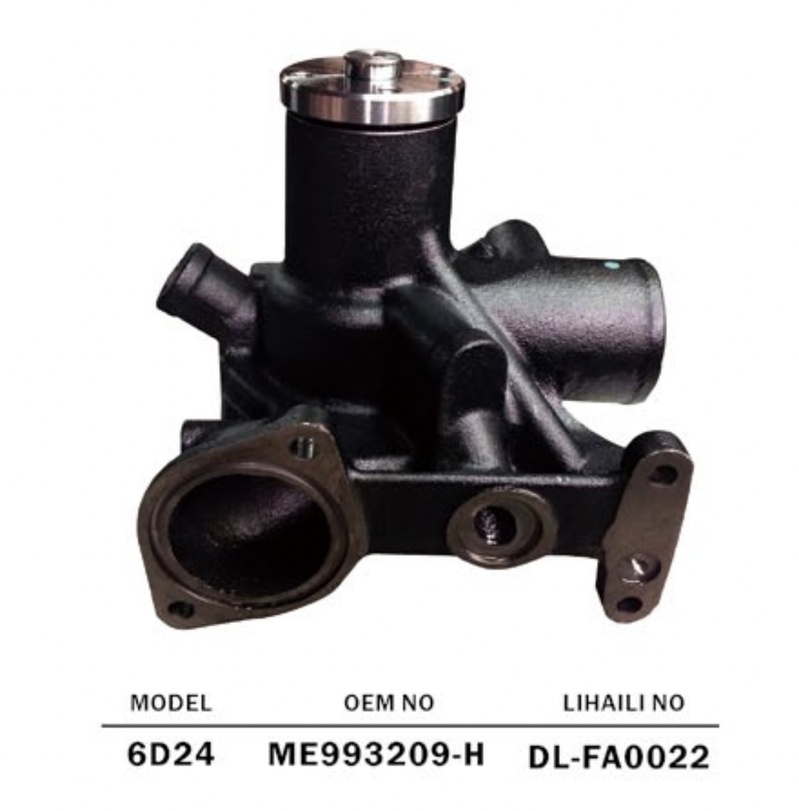 MITSUBISHI FUSO 6D24 DIESEL ENGINE WATER PUMP ME993209 ME993209H