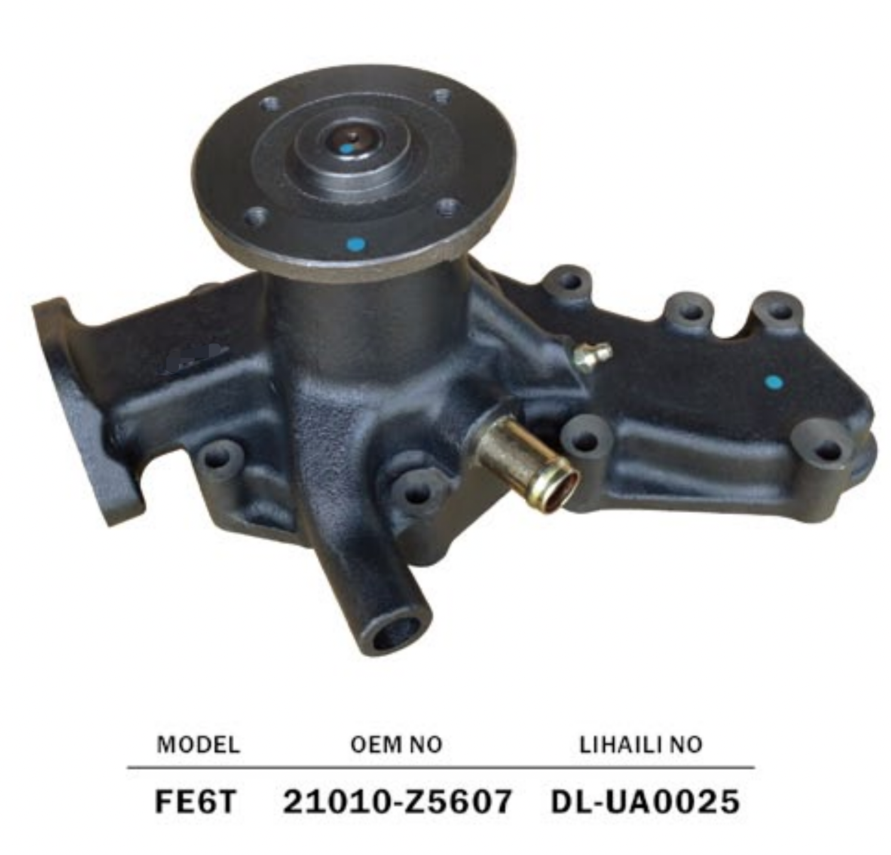 NISSAN DIESEL UD TRUCK FE6T FE6 ENGINE WATER PUMP 21010-Z5607 21010Z5607