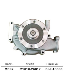 NISSAN DIESEL UD TRUCK MD92 ENGINE WATER PUMP 21010-26017 2101026017