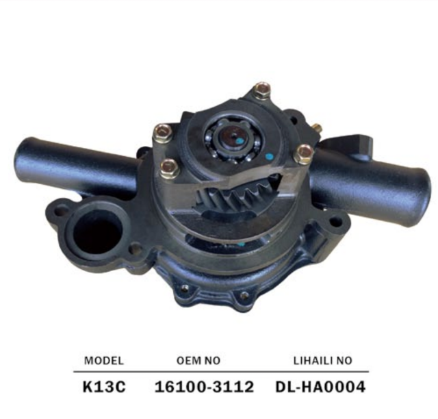 HINO K13C DIESEL ENGINE WATER PUMP