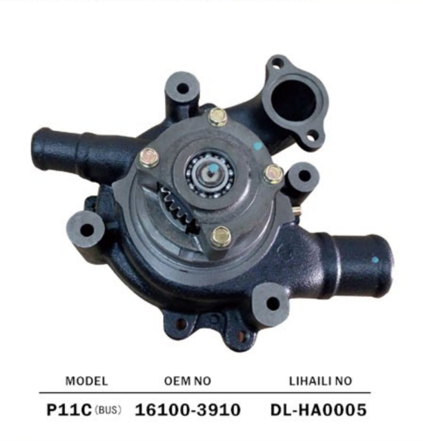 HINO P11C BUS DIESEL ENGINE WATER PUMP 16100-3910 161003910