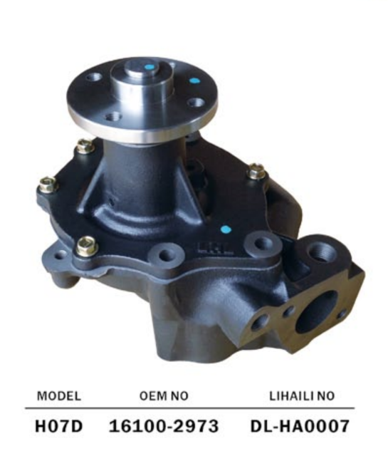 HINO H07D DIESEL ENGINE WATER PUMP 16100-2973 161002973