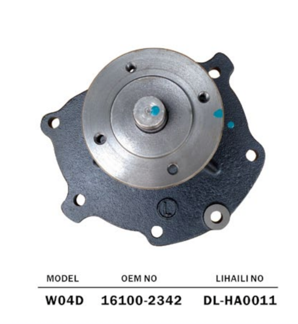 HINO W04D DIESEL ENGINE WATER PUMP 16100-2342 161002342