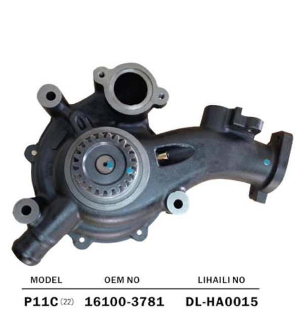 HINO P11C DIESEL ENGINE 22T WATER PUMP 16100-3781 161003781