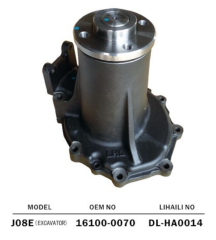 HINO J08E EXCAVATOR DIESEL ENGINE  WATER PUMP 16100-0070 161000070