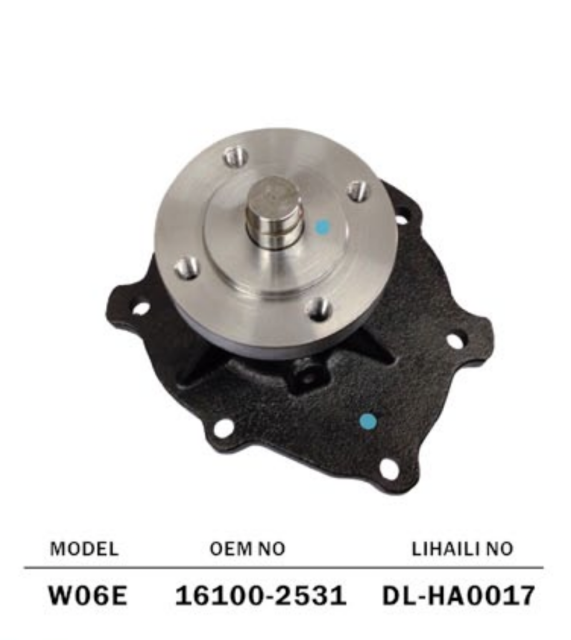HINO W06E DIESEL ENGINE  WATER PUMP 16100-2531 161002531