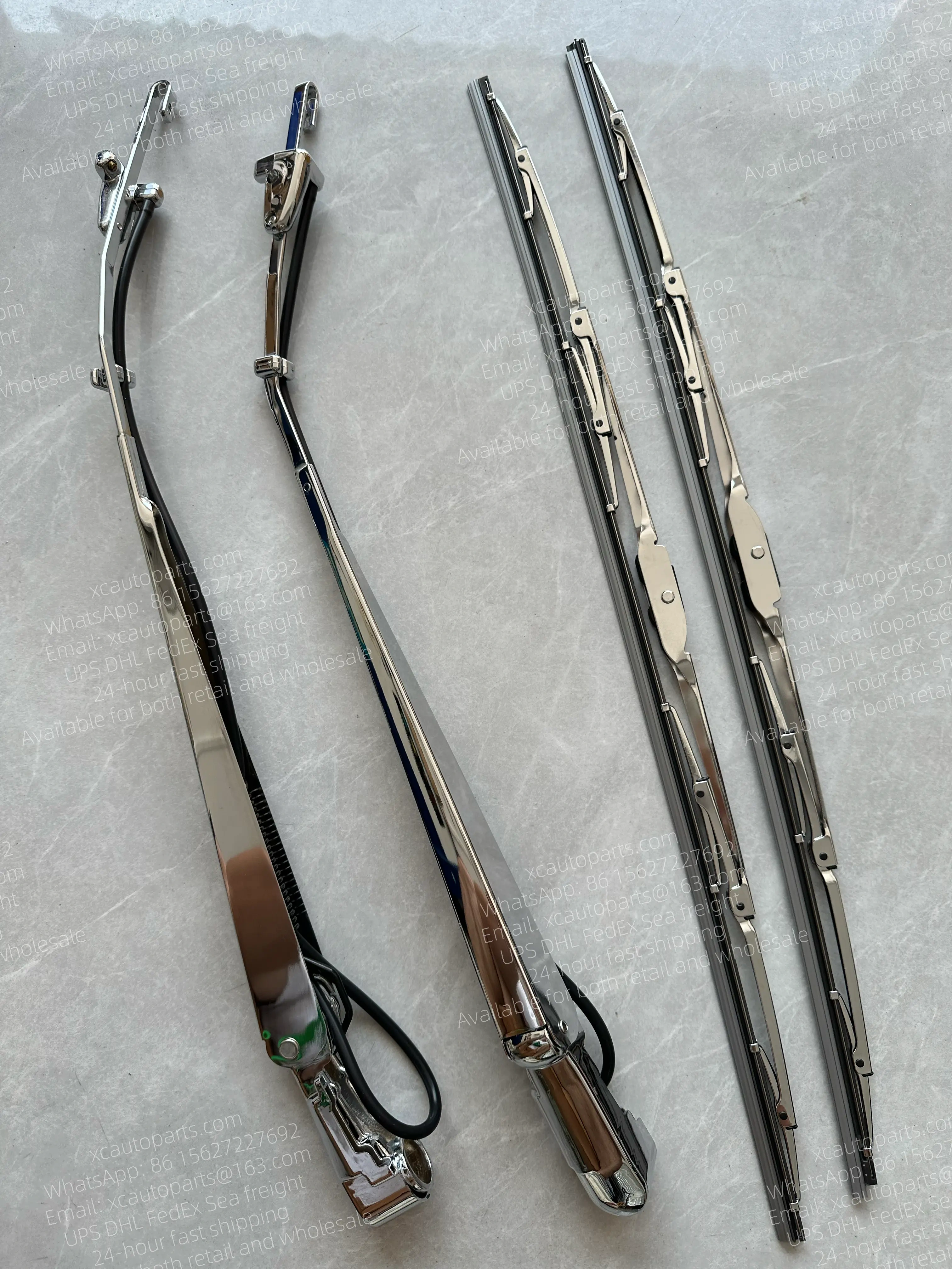 1 SET HINO 500 RANGER CHROME WIPER ARM SET STANDARD CAB