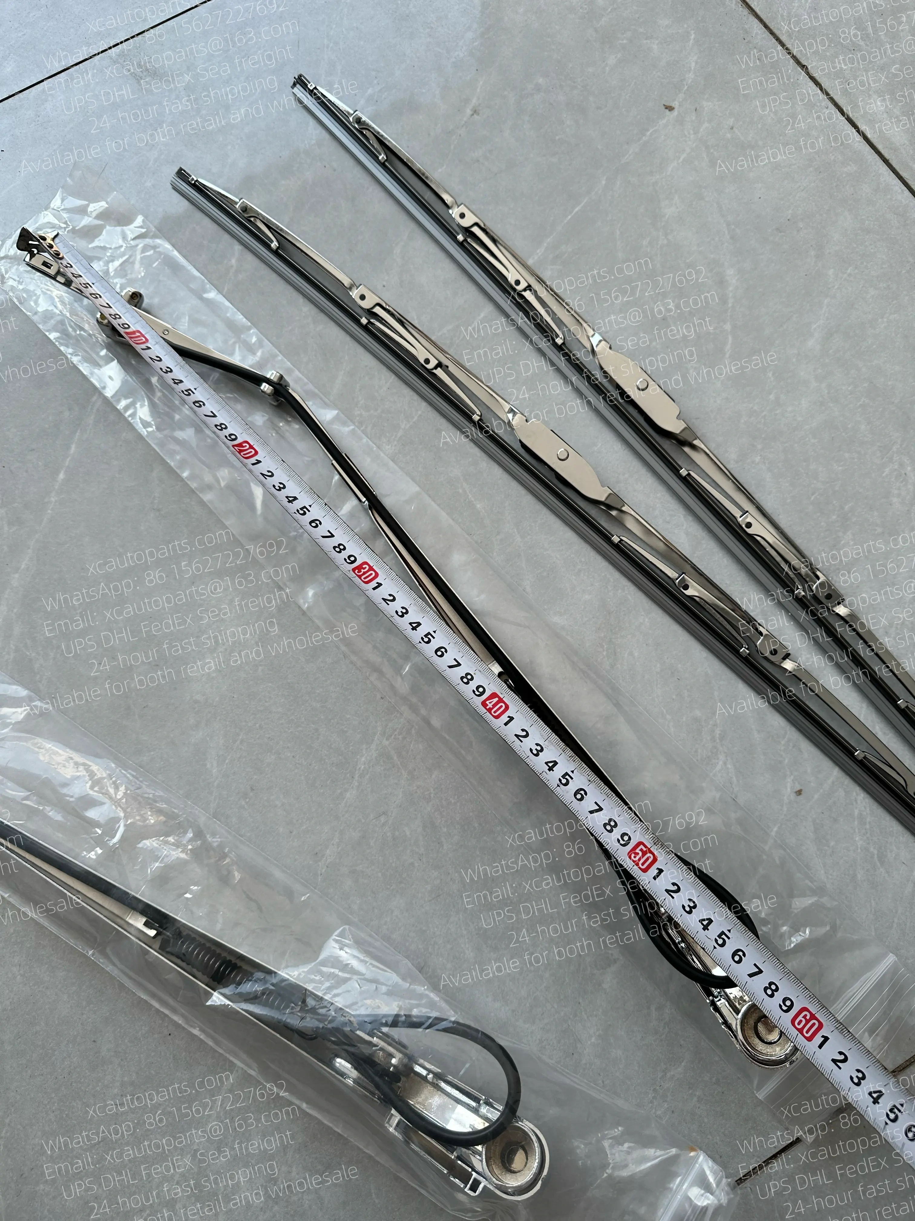 1 SET HINO 500 RANGER CHROME WIPER ARM SET STANDARD CAB