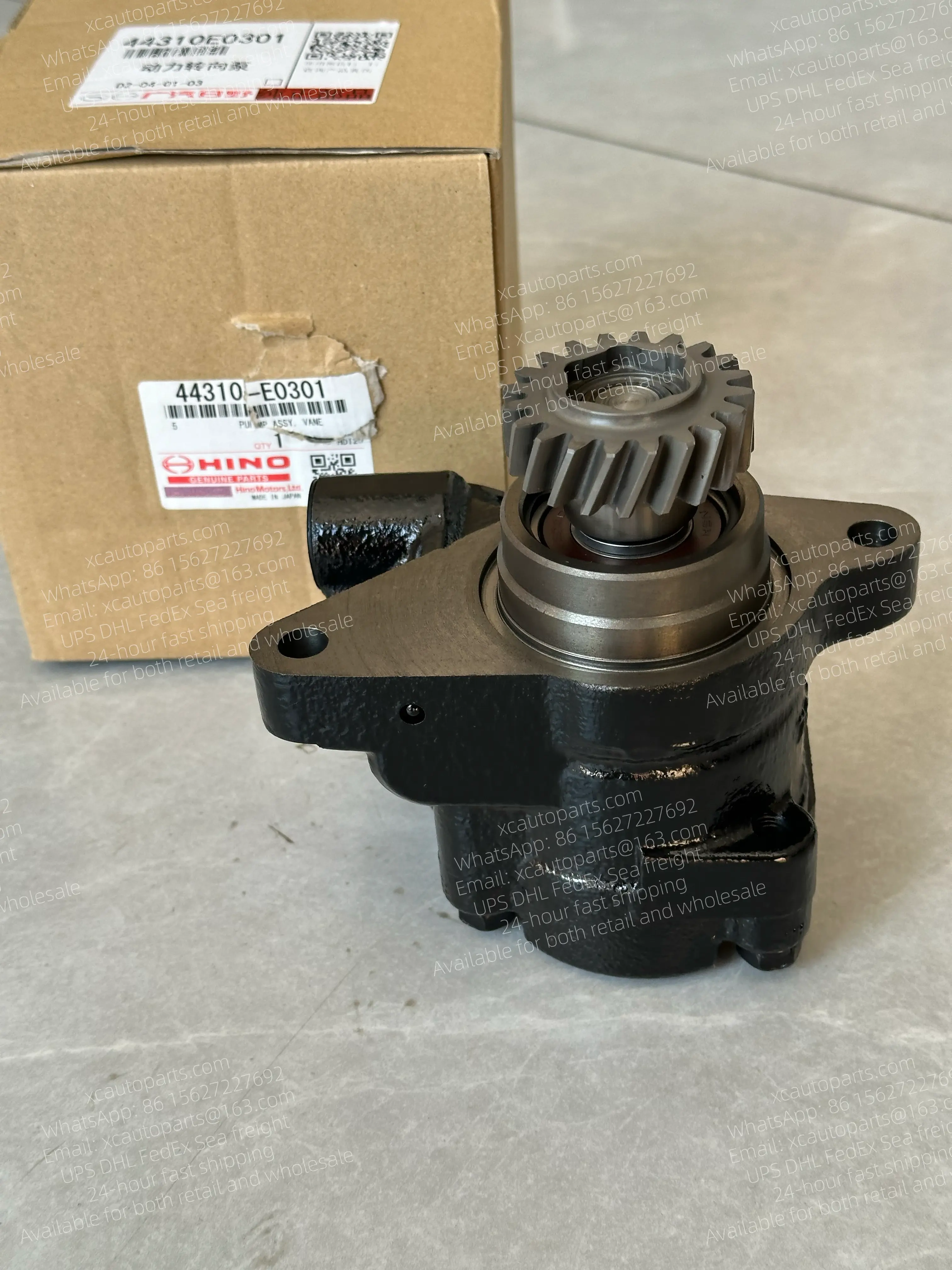 HINO NISSAN TRUCK J08E POWER STEERING PUMP 44310-E0301 E0301 E0300