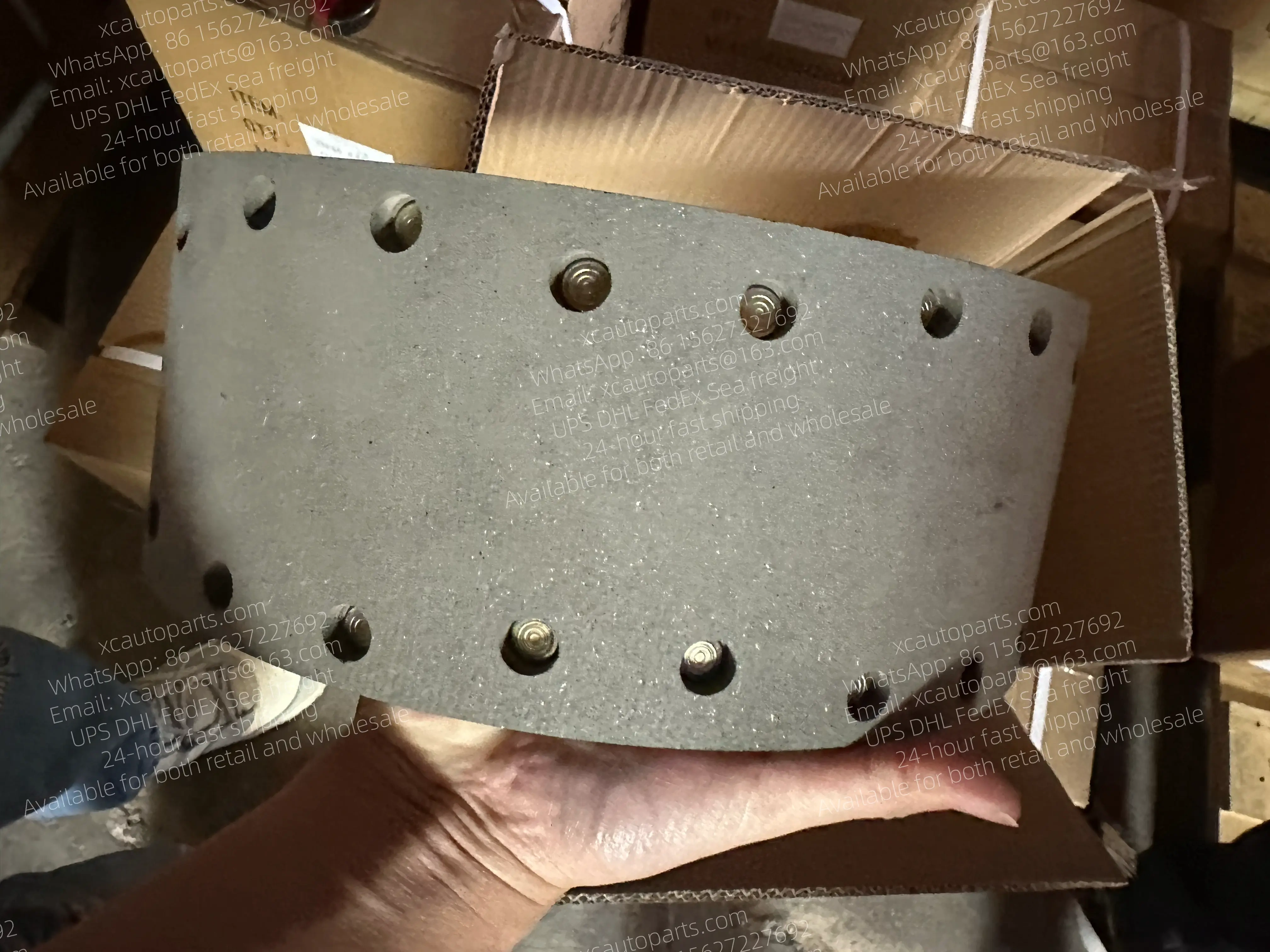 1 SET 8 PCS ISUZU 700P ELF NPR TRUCK BRAKE SHOE ASSEMBLY