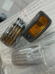 1 PAIR FOR HINO 700 PROFIA TRUCK DOOR TURN SIGNAL+CHROME COVER