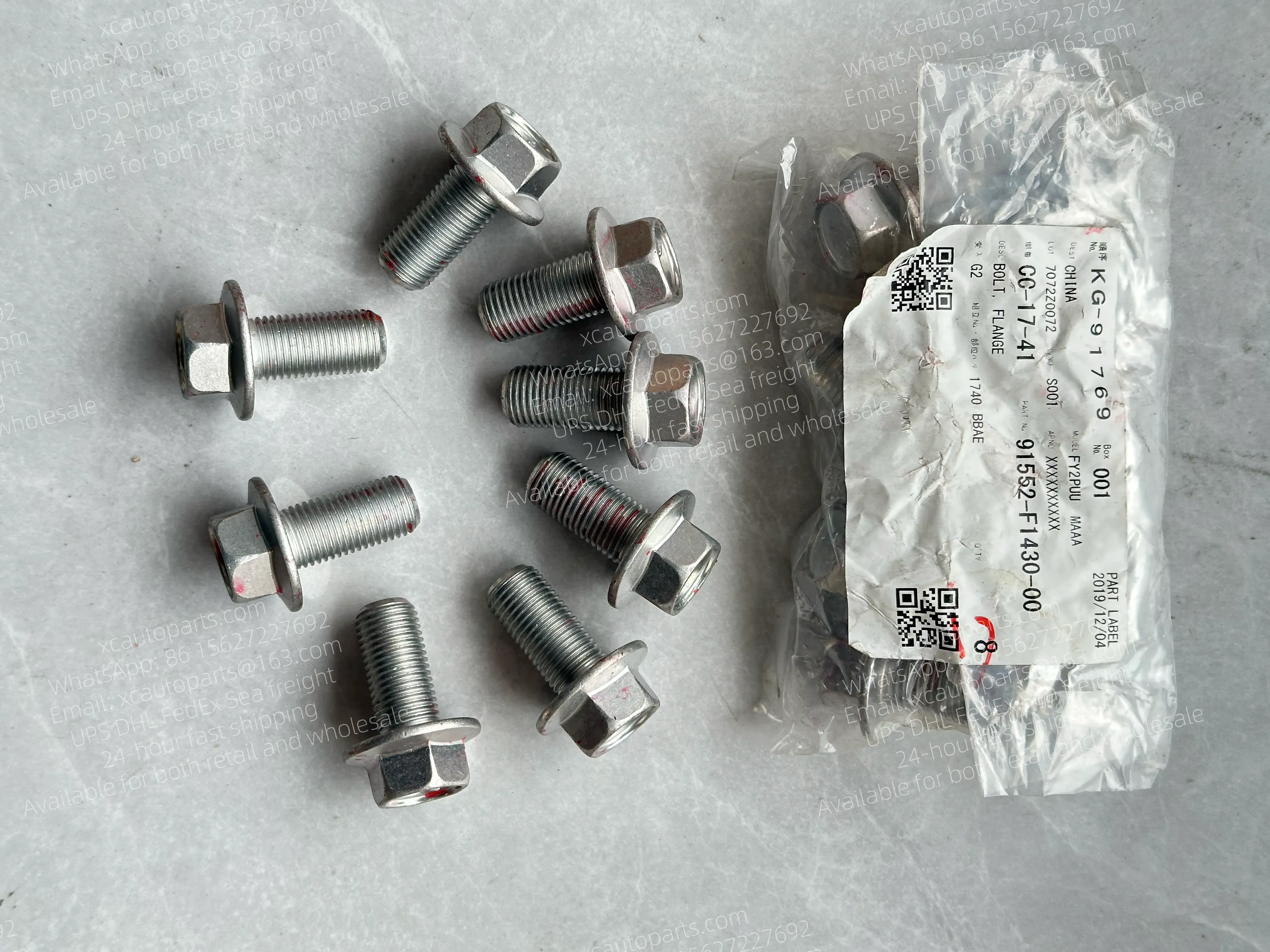8 PCS HINO 700 PROFIA TRUCK GENUINE FLANGE BOLT 91552-F1430 M14*30MM