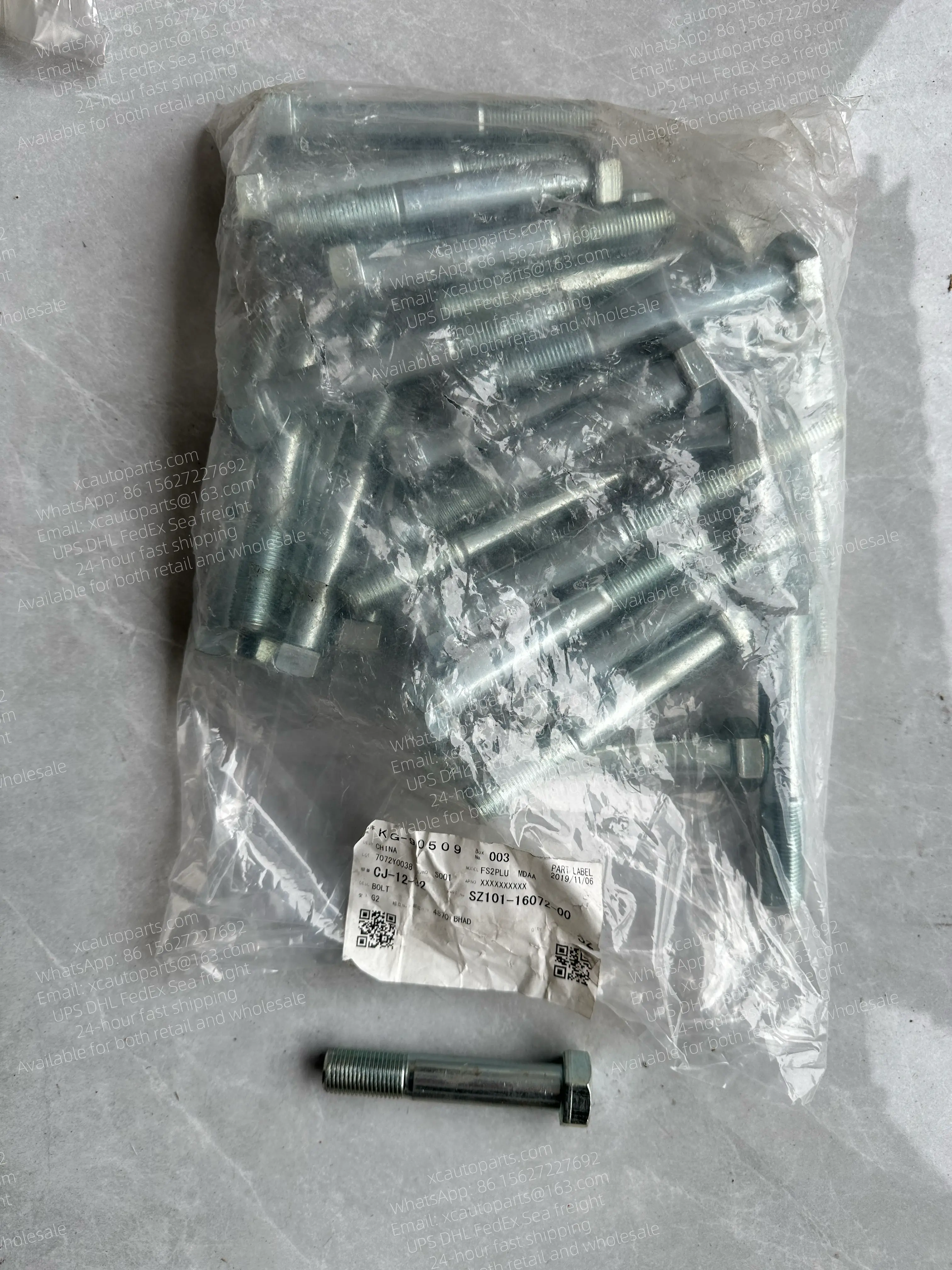 HINO 700 PROFIA TRUCK GENUINE BOLT SZ101-16072 SZ10116072 M16*85MM