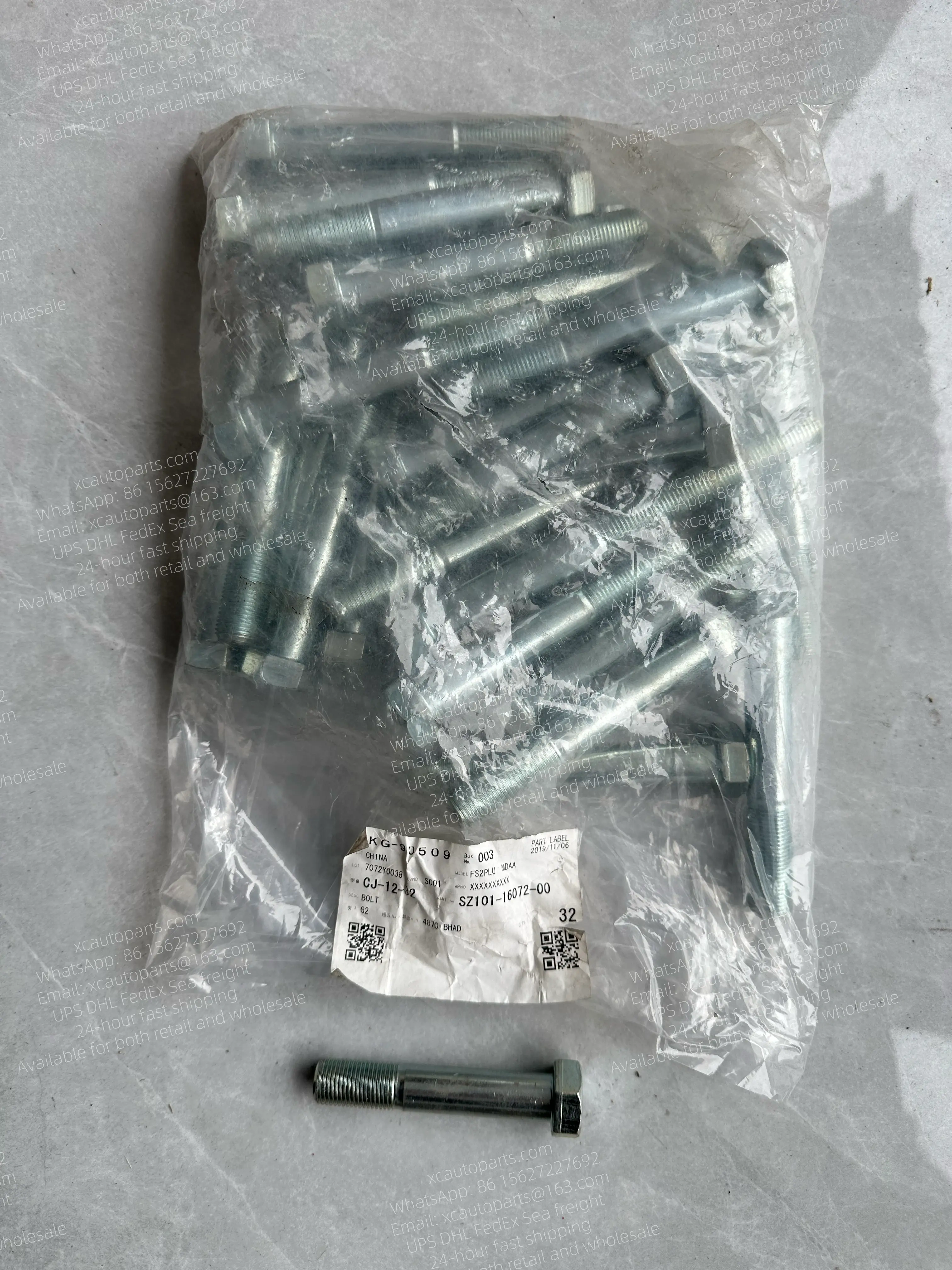 HINO 700 PROFIA TRUCK GENUINE BOLT SZ101-16072 SZ10116072 M16*85MM