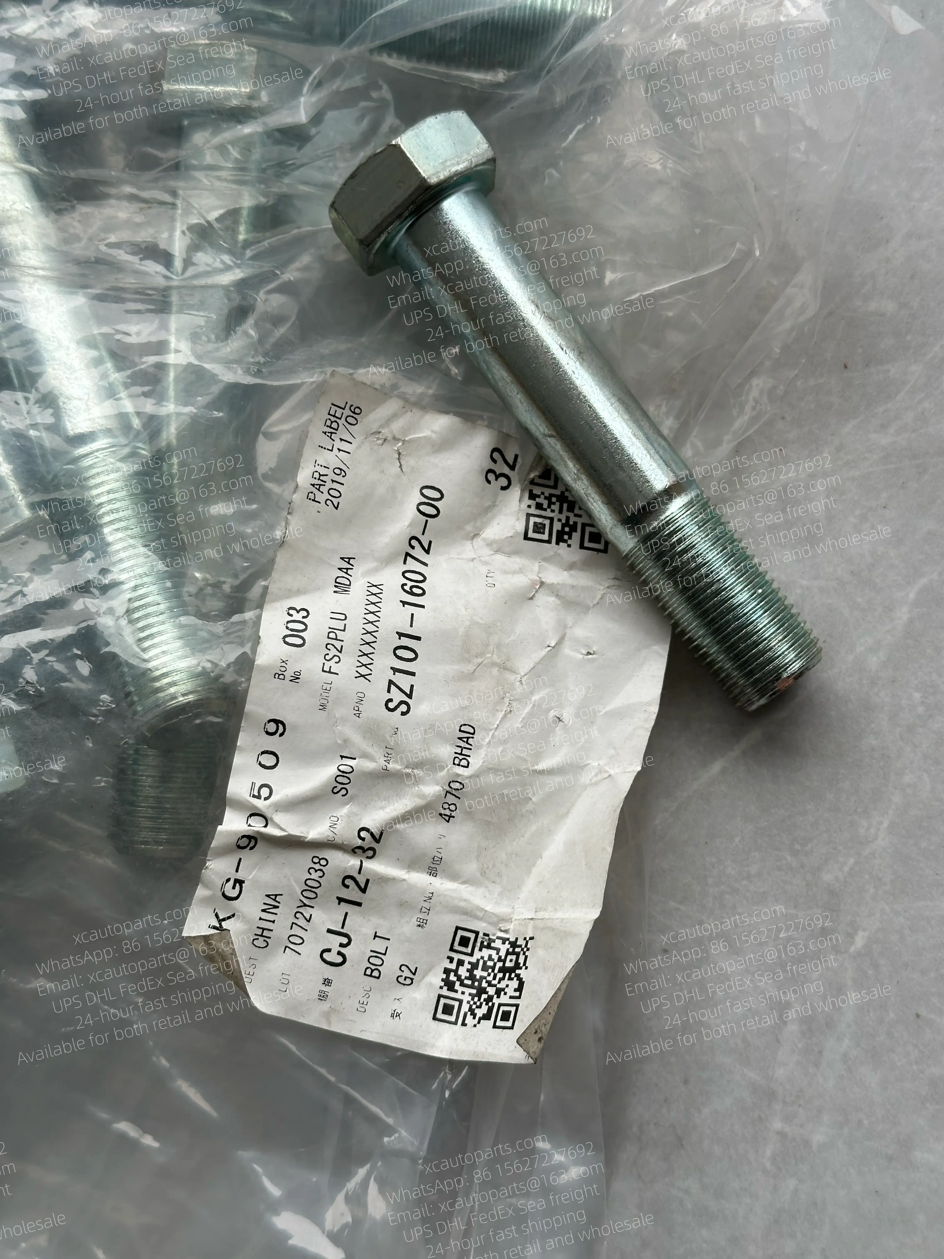 HINO 700 PROFIA TRUCK GENUINE BOLT SZ101-16072 SZ10116072 M16*85MM