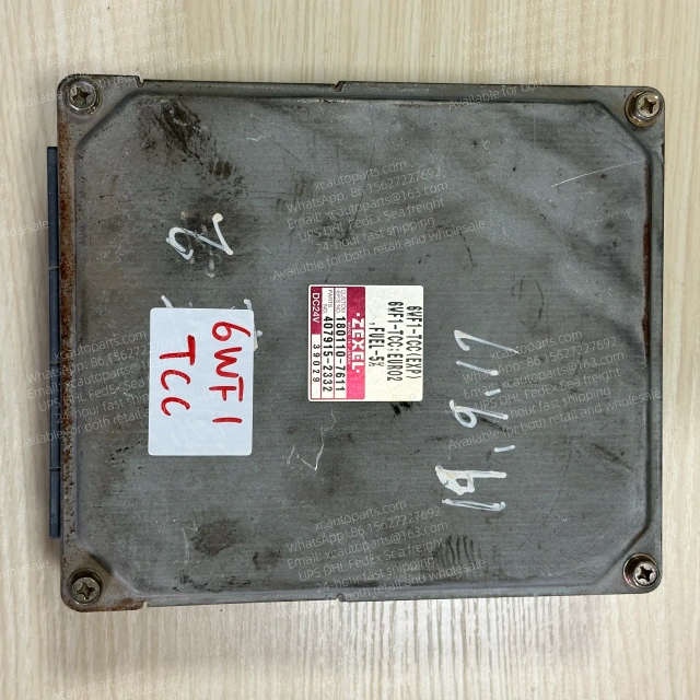 ISUZU TRUCK 6WF1 6WF1-TCC ENGINE ECM ECU USED 180110-7611 407915-2332