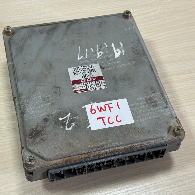 ISUZU TRUCK 6WF1 6WF1-TCC ENGINE ECM ECU USED 180110-7611 407915-2332