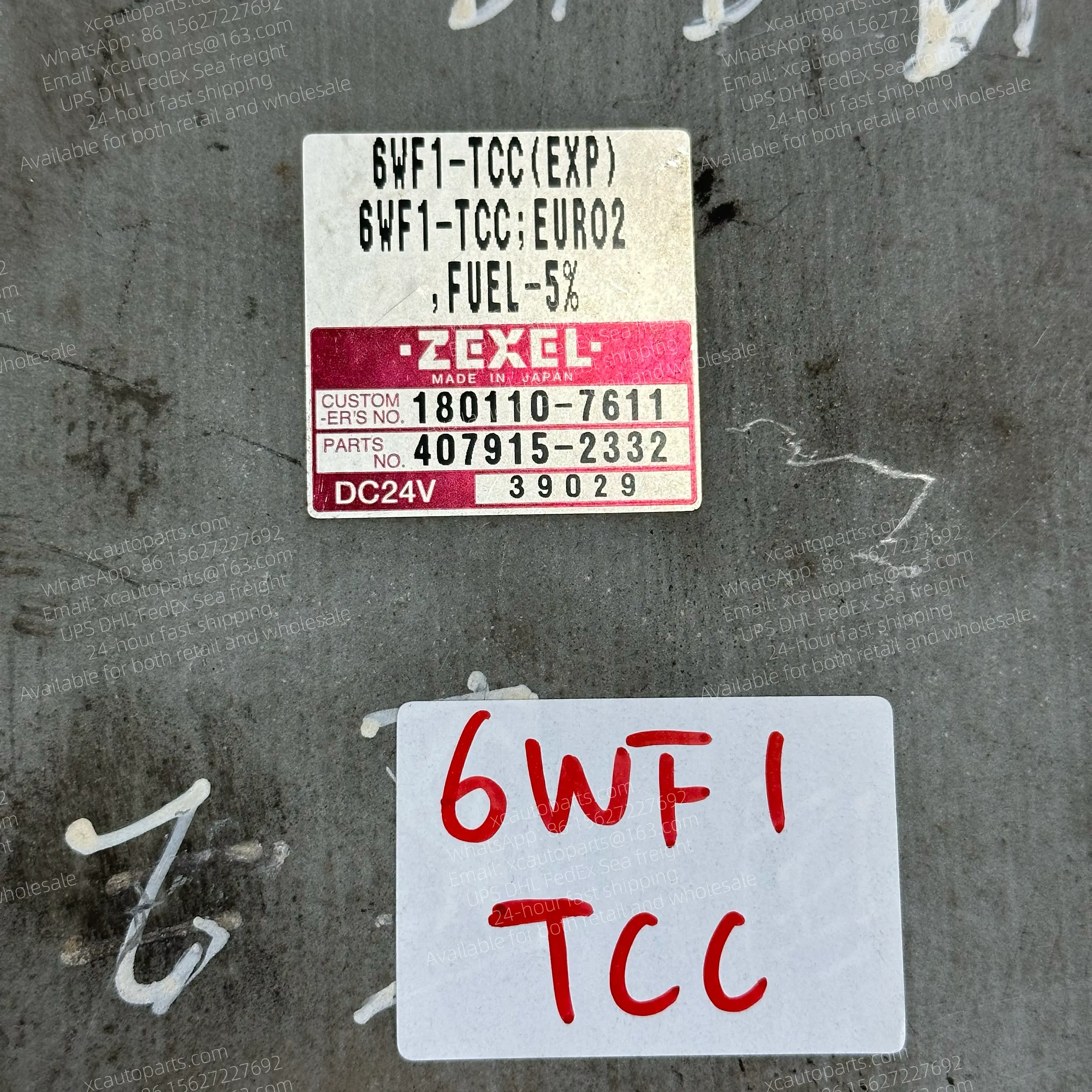ISUZU TRUCK 6WF1 6WF1-TCC ENGINE ECM ECU USED 180110-7611 407915-2332