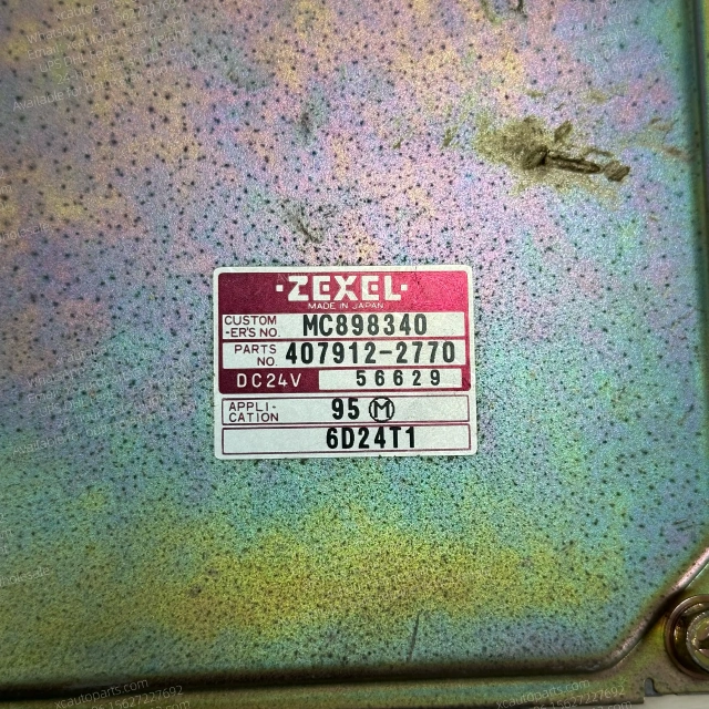 MITSUBISHI FUSO TRUCK 6D24 6D24T1 ENGINE ECM ECU USED MC898340 407912-2770