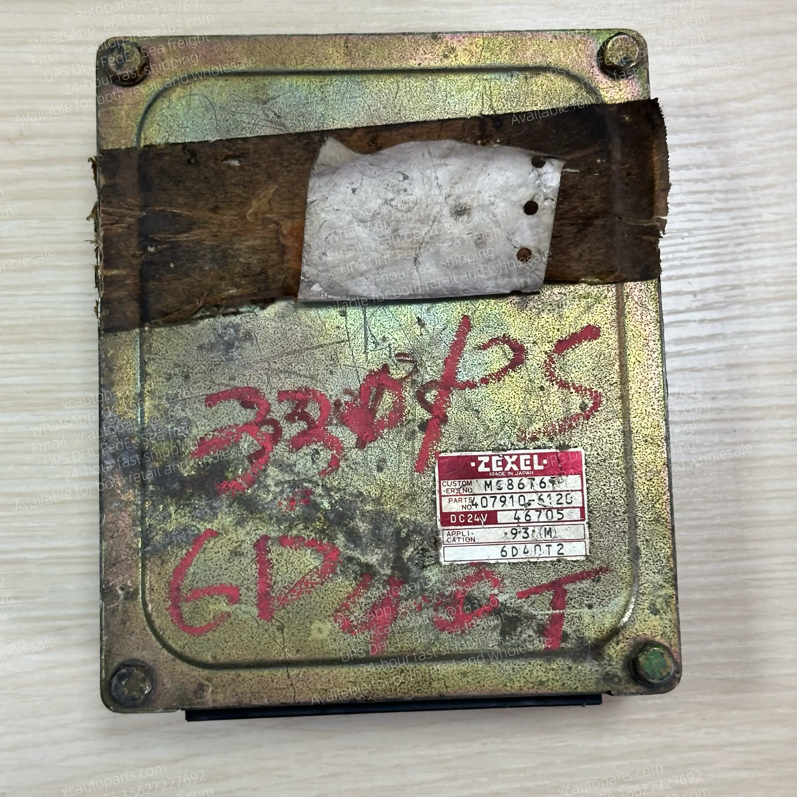 MITSUBISHI FUSO 6D40T 6D40T2 TRUCK ENGINE ECM ECU USED 407910-6120