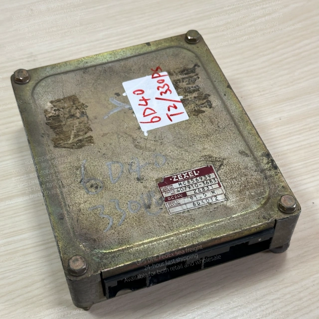 MITSUBISHI FUSO 6D40T2 6D40 TRUCK ENGINE ECM ECU USED MC856939 407910-3683