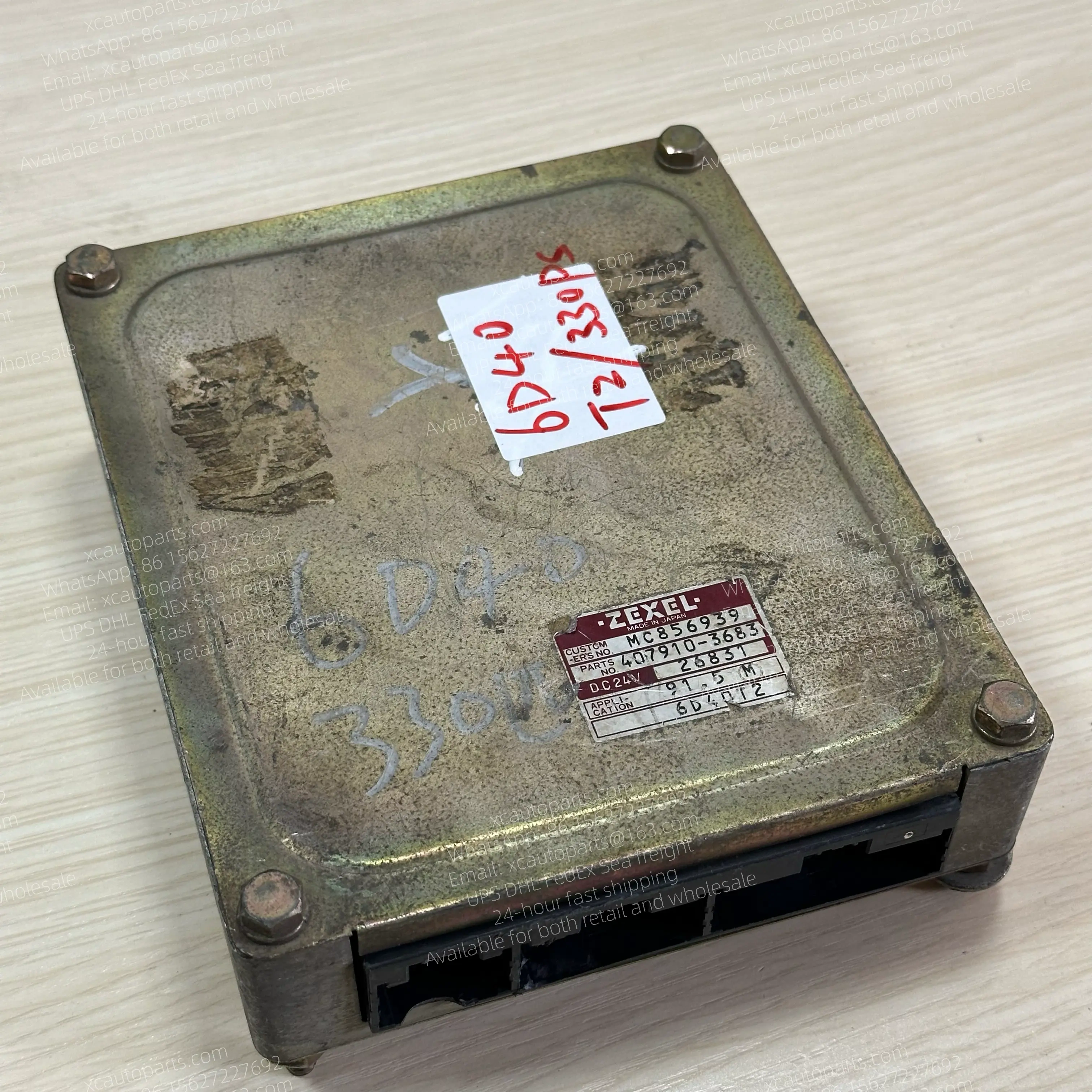 MITSUBISHI FUSO 6D40T2 6D40 TRUCK ENGINE ECM ECU USED MC856939 407910-3683