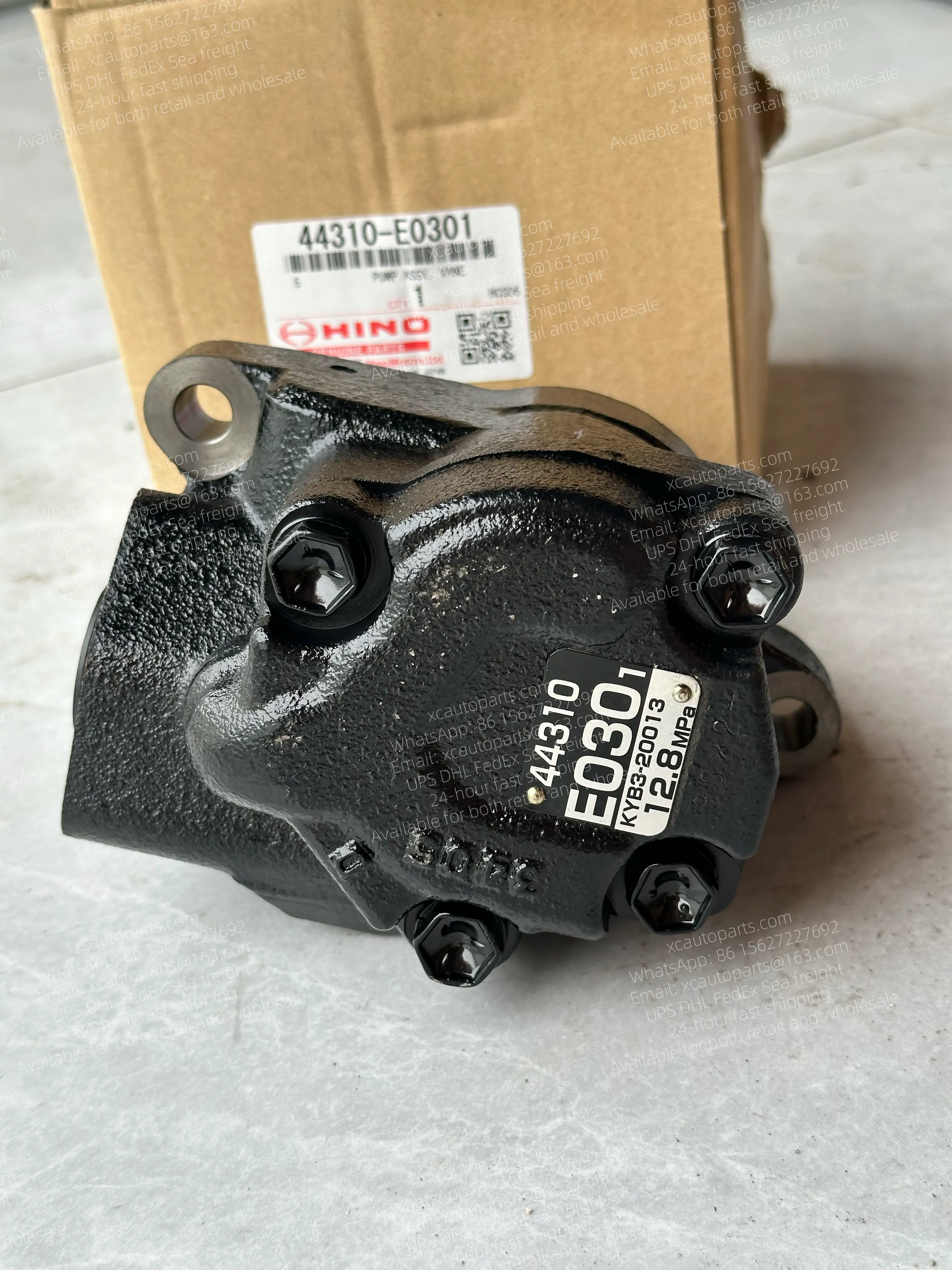 HINO 500 RANGER TRUCK J08E ENGINE POWER STEERING PUMP 44310E0301