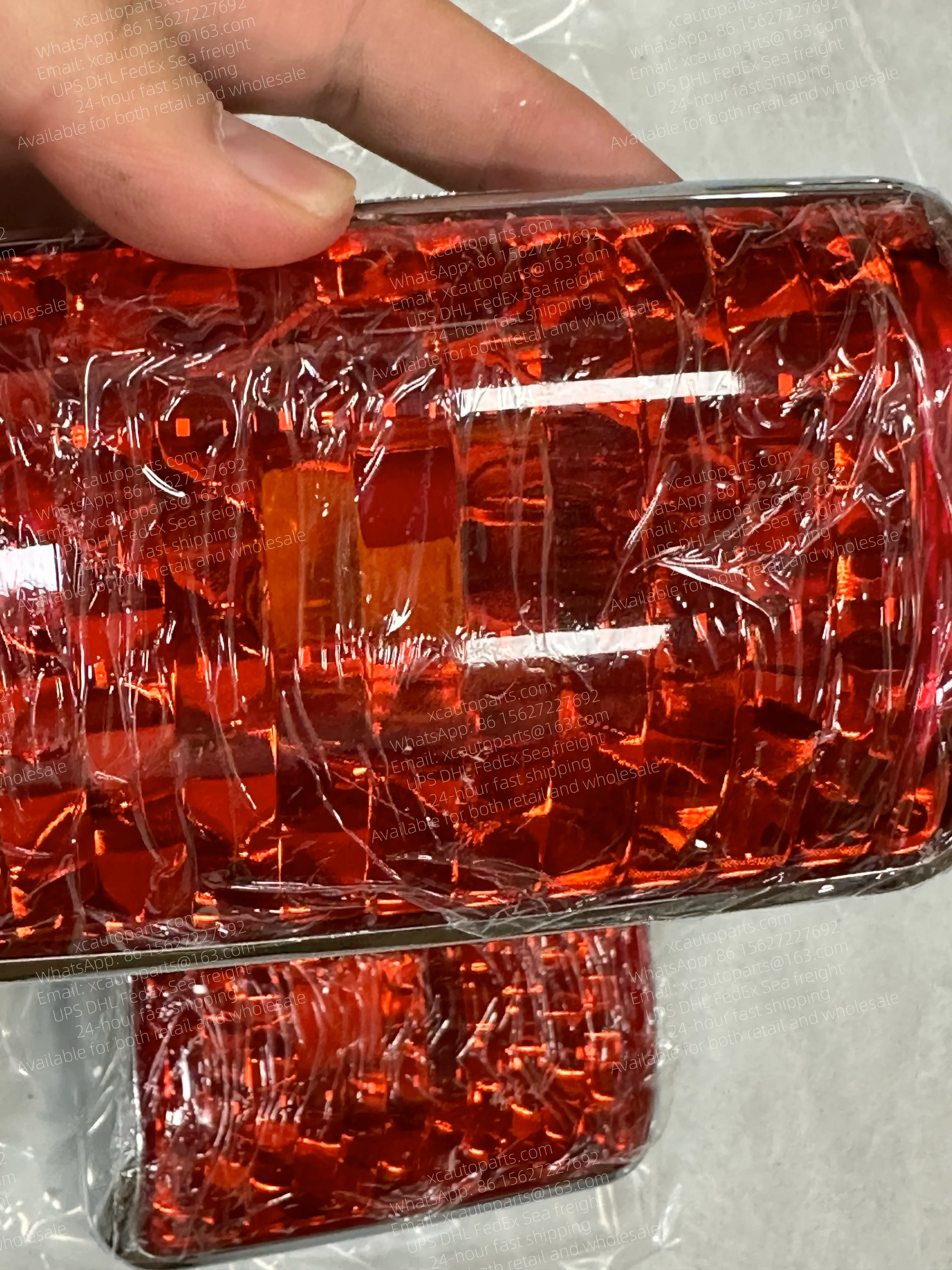 MITSUBISHI FUSO TRUCK DOOR LAMP ORANGE CRYSTAL EFFECT