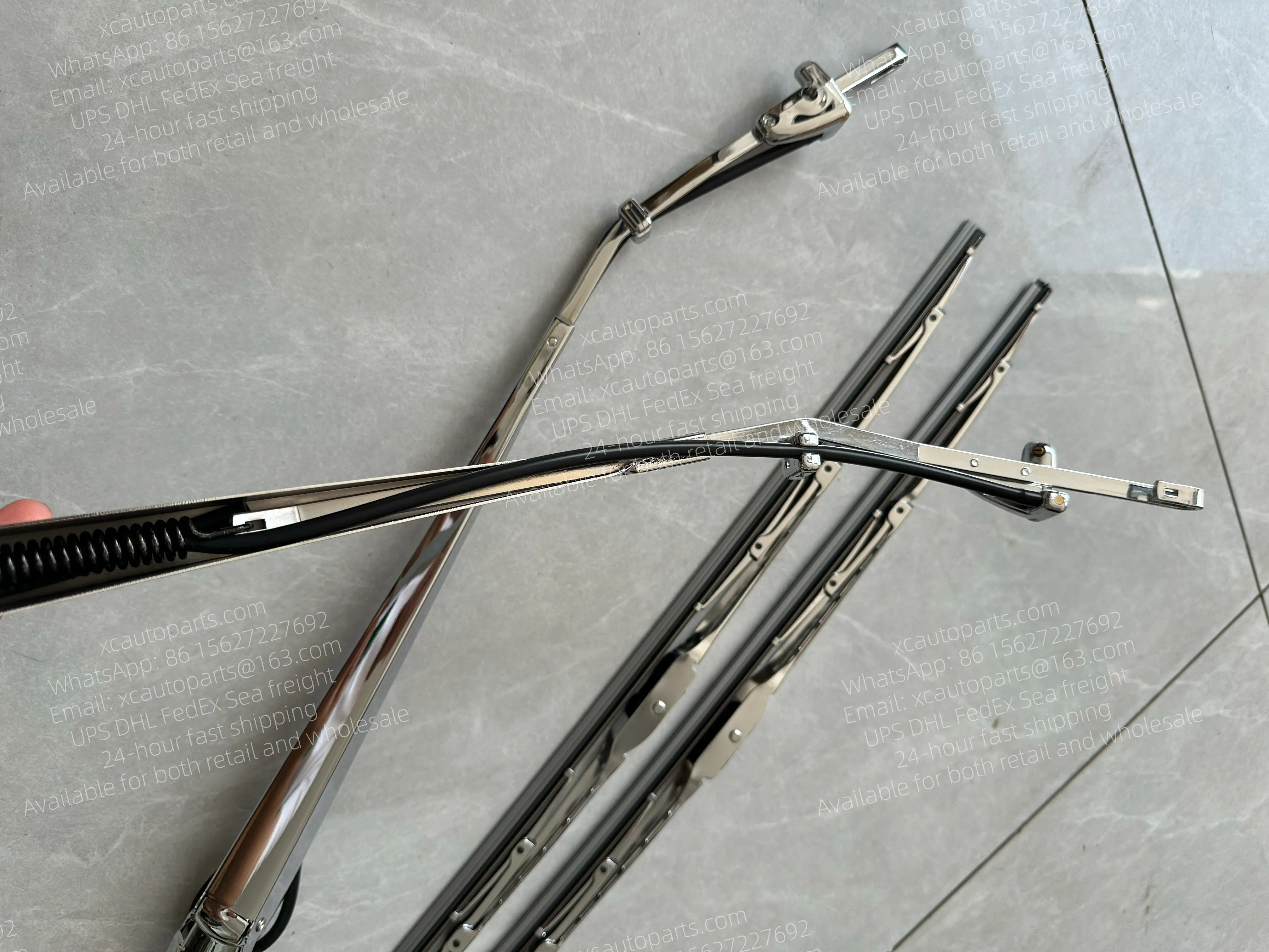 1 SET HINO 500 RANGER TRUCK CHROME WIPER ARM SET STANDARD CAB
