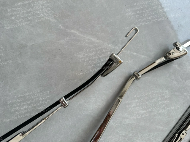 1 SET HINO 500 RANGER TRUCK CHROME WIPER ARM SET STANDARD CAB