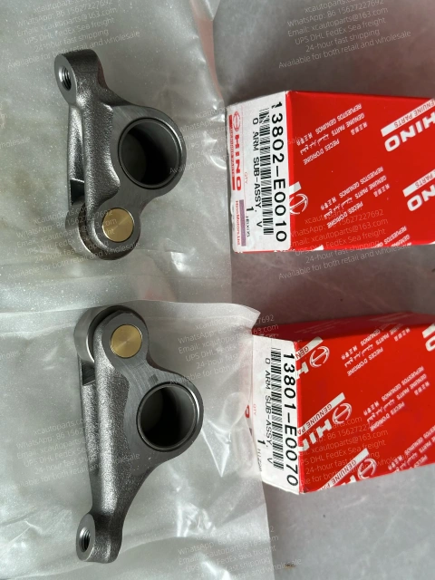 HINO J08E ENGINE VALVE ROCKER GENUINE PARTS 13802-E0010 13801-E0070 1 PAIR