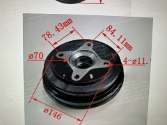 HINO 300 TRUCK DUTRO HAND BRAKE DRUM