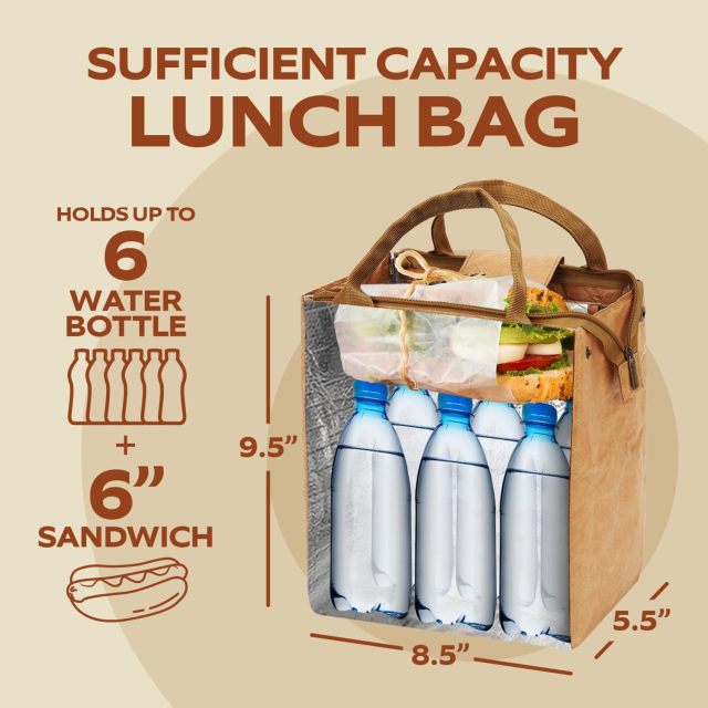 Capacity Insulated Lunch Bag