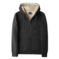 Thickened Fleece Men's Zip-Up Jacket