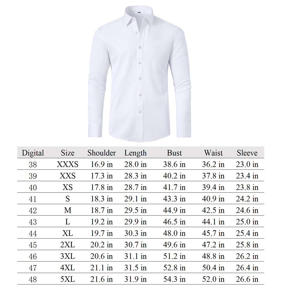 Men's Long Sleeve Dress Shirts
