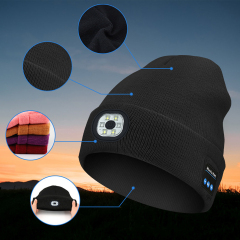 Bluetooth Beanie Hat with Light